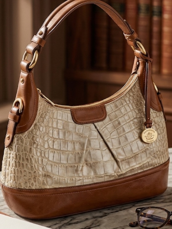 Brahmin Golden Cream Handbag
